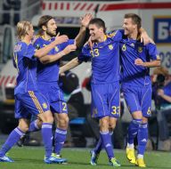 Players of National soccer team of Ukraine