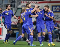 Players of National soccer team of Ukraine