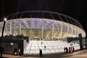 The Olympic stadium