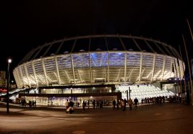The Olympic stadium