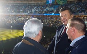 Leonid Kravchuk, Leonid Kuchma and Viktor Yanukovich