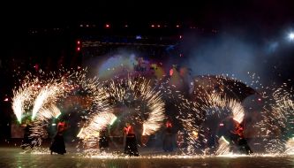 Show at the opening of NSK "Olympic"