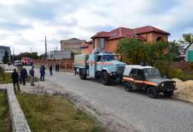 Employees of Ministry emergency of measures