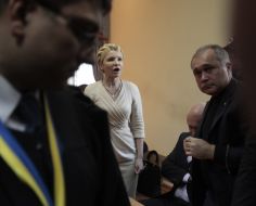 Rodion Kireev, Yuliya Timoshenko and Aleksandr Plakhotnyuk