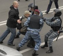 Blockade of militia fighters