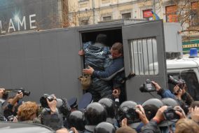 The arrest of opposition supporter