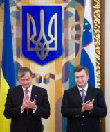 Viktor Yanukovich and Danilo Turk