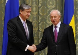 Nikolay Azarov and Danilo Turk