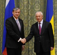 Nikolay Azarov and Danilo Turk