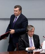 Viktor Yanukovich and Danilo Turk
