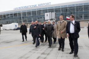 Vladimir Litvin, Taras Chornovil, Andrey Sadovy and Mikhail Tsimbalyuk