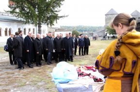 Viktor Yanukovich, Mikhail Kulinyak and Vasiliy Yadukha