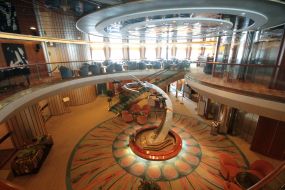 Interior deck cruise liner Artania