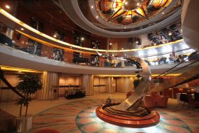Interior deck cruise liner Artania