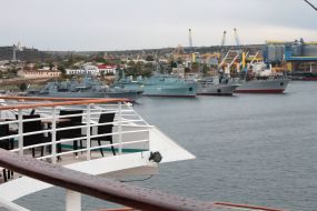 In the port of Sevastopol