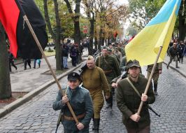 Participants of March of glory