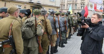Participants of March of glory