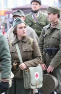 Participants of March of glory