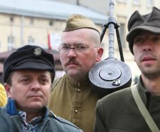 Participants of March of glory