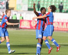 Veli Lampi , Michael Odibe and George Florescu 