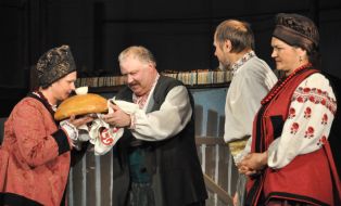 Stage from the performance Kaydasheva family