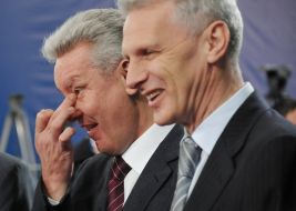 Sergey Sobyanin and Andrey Fursenko
