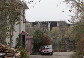 Cottage gardens in Rusanivsky