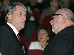 Viktor Yushchenko and Jerzy Hoffman