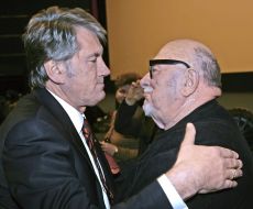 Viktor Yushchenko and Jerzy Hoffman