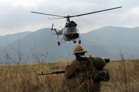 Участник реконструкции боя