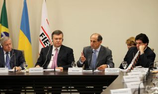 Meeting of Viktor Yanukovich with Brazilian businessmen
