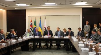 Meeting of Viktor Yanukovich with Brazilian businessmen