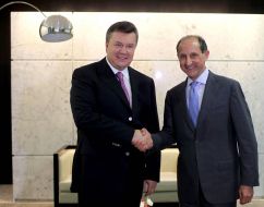 Viktor Yanukovich and Paulo Skaf