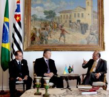 Viktor Yanukovich and Geraldo Alckmin