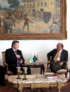 Viktor Yanukovich and Geraldo Alckmin