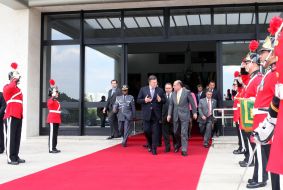 Viktor Yanukovich and Geraldo Alckmin