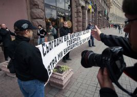 The protest against increased censorship in the media