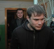 SBU and witness out of the apartment of Lydia Sokolchenko
