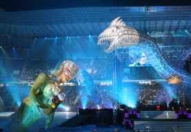 A festive show at the stadium opening ceremony