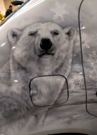 Аерографія на тюнингованому автомобілі