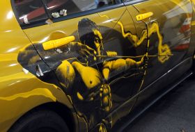 Аерографія на тюнингованому автомобілі