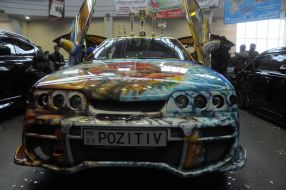 Аерографія на тюнингованому автомобілі