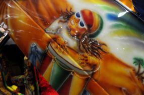 Аерографія на тюнингованому автомобілі