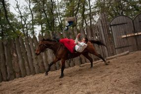 Zaporozhias cossacks equestrian theater 
