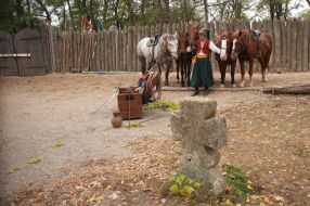 Zaporozhias cossacks equestrian theater 
