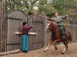 Zaporozhias cossacks equestrian theater