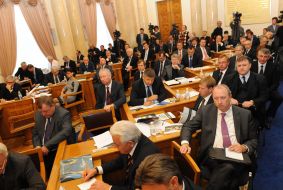 Participants of Ukrainian Cabinet’s session
