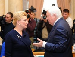 Viktor Pshonka and Raisa Bogatyreva