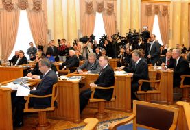 Participants of Ukrainian Cabinet’s session