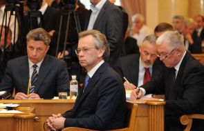 Participants of Ukrainian Cabinet’s session